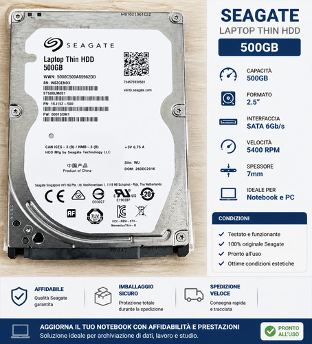 Seagate st500lm021 500gb - seagate, 2,5"