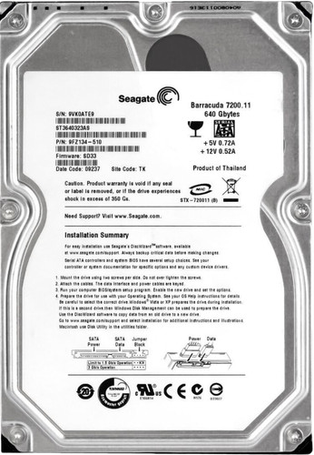 Disco rigido seagate barracuda - rigido,