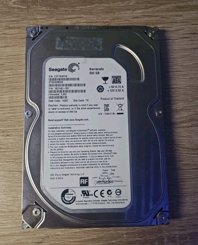 Seagate hdd 500 - gb, con